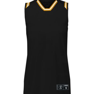 Ladies Retro Basketball Jersey Thumbnail