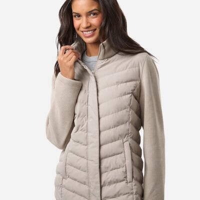 Women's Mixed Media Chevron Jacket Thumbnail