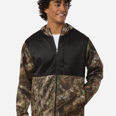 Unisex Realtree® Performance Colorblocked Full-Zip Hooded Sweatshirt Thumbnail