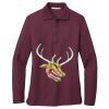 Women's Silk Touch Long Sleeve Polo Thumbnail