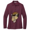 Women's Silk Touch Long Sleeve Polo Thumbnail