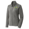 Women's Heather Microfleece Full Zip Jacket Thumbnail