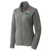 Women's Heather Microfleece Full Zip Jacket Thumbnail