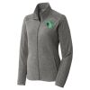 Women's Heather Microfleece Full Zip Jacket Thumbnail
